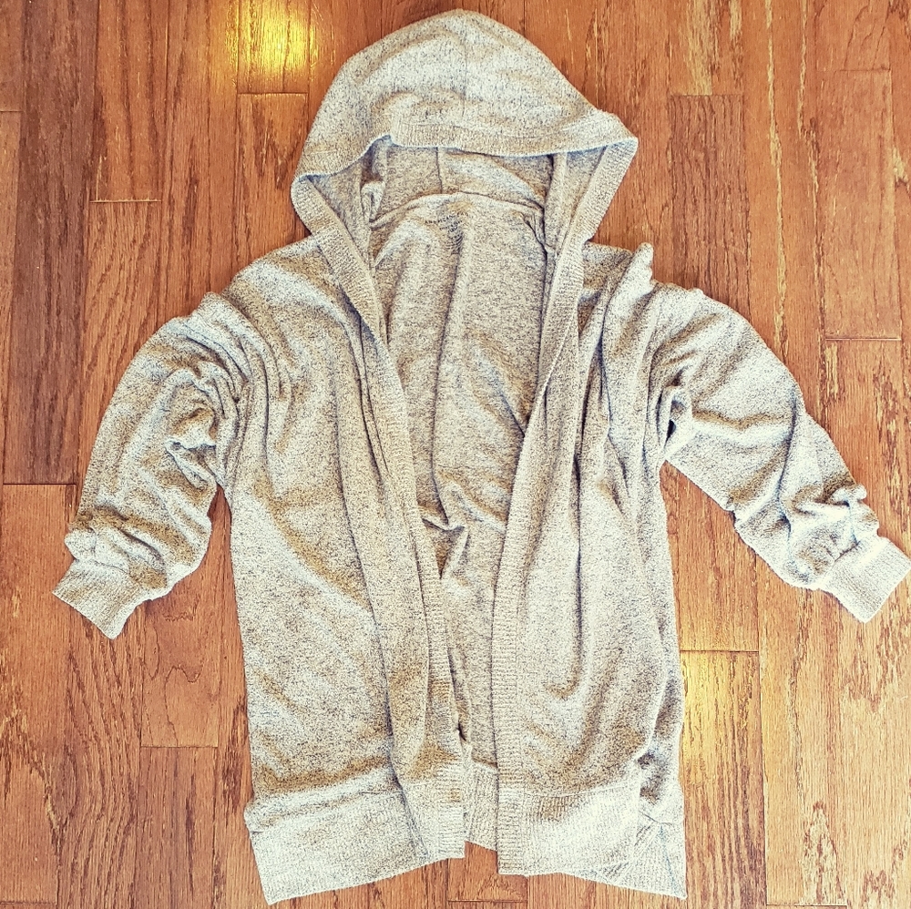 Soft and sexy plush hoodie sweater